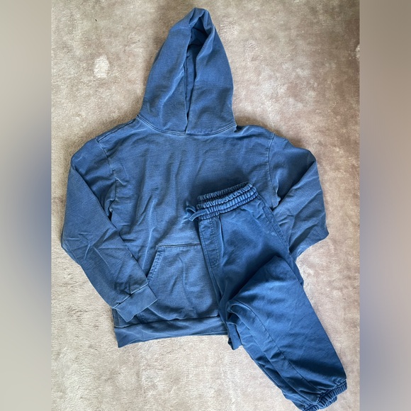 Talentless Blue Faded Hoodie and Sweatpant M - Picture 1 of 8